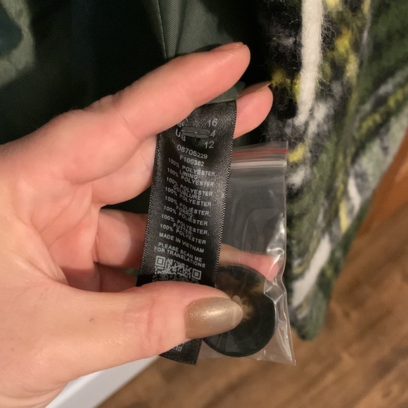 BNWT XL ASOS Long Fuzzy Shacket - Picture 8 of 9